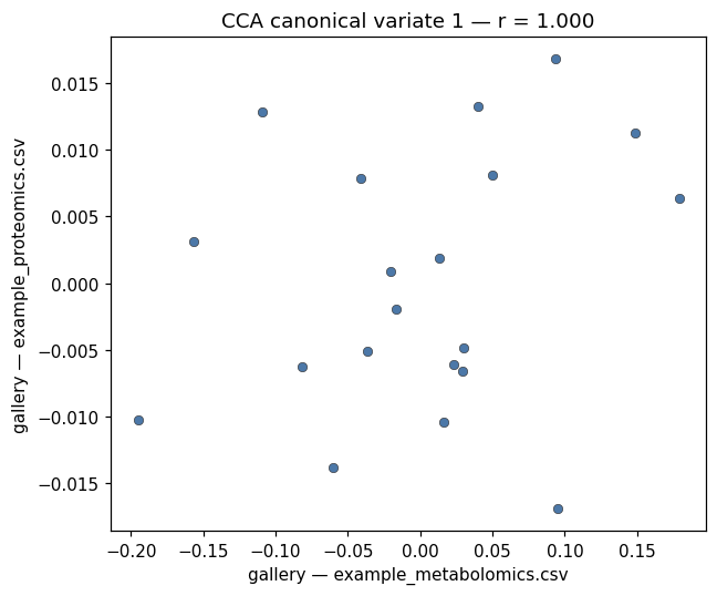 CCA canonical variate 1
